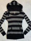 Daiiibabyyy  Autumn Y2k Fairy Grunge Pullover Hoodie Striped Print Hoodies Female Sweatshirts Women Hooded Fairycore Aesthetic Harajuku Tops