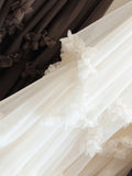 Daiiibabyyy  Faldas Mujer De Moda Irregular Gauze Skirts for Women High Waist A-line Jupe Korean Summer Saia Ruffled Sweet Long Skirt