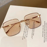 Daiiibabyyy  New Style Sun glasses for Women Square Shape Alloy Frame Men Glasses Driving Hiking Male Female Sunglass
