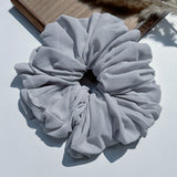 DAIIIBABYYY  -  Big Size Chiffon Scrunchies For Muslim Women Custom Elastic Volumizing Oversized Neat stitching Malaysian Bunch Hair Tie