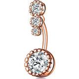 DAIIIBABYYY  -  Fashion Crystal Belly Piercing for Women Sexy Navel Ring Ombligo Belly Button Piercing Body Piercing Jewelry Wholesale