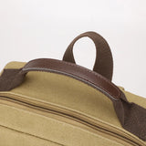 Daiiibabyyy  Canvas retro backpack, outdoor hiking, multifunctional, multi compartment, chest bag, side backpack