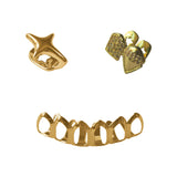 Daiiibabyyy  Personalized, Fashionable And Shiny Teeth Accessories, Hip-Hop And Rap Style, Suitable For Both Men And Women As Party Gifts