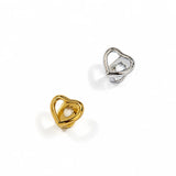 Daiiibabyyy  Hollowed-Out Heart-Shaped Gold Teeth Jewelry, Trendy Dental Accessory, Christmas Bestseller, Hip-Hop Dental Braces
