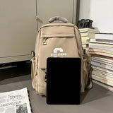 Daiiibabyyy  New Backpack for Middle School and High School Students, Simple and Versatile Backpack with Large Capacity