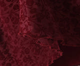 Daiiibabyyy  Sexy Wine red Flocking Flower Mesh Flare Sleeve Dress Woman Bow Square neck Package Hips A-line Mini Party Robe Bodycon