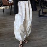 Daiiibabyyy  Fashion Cotton Hip-hop Lantern Pants Spring and Summer Women Simple Solid Loose Soft Breathable Casual Street Dance Harem Pants