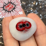 Daiiibabyyy  JeweLens Dicoria Cosplay Halloween Scary Contact Lenses Crazy Mini Sclera Softlens 14.5mm