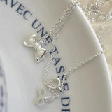 Daiiibabyyy 925 Sterling Silver Circular Geometry Rose Necklace Dropwise Glaze Korean Gentle Jewelry Birthday Gift Wholesale
