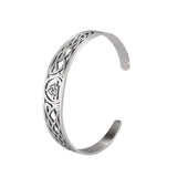 DAIIIBABYYY  -  Viking Stainless Steel Bracelets Valknut Nordic Triskelion Vintage Gothic Irish Knot Amulet Cuff Bangle for Men Women