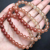 DAIIIBABYYY  -  7.2MM Natural Gradient Andes Quartz Bracelet Reiki Healing Fengshui Stone Fashion Jewelry For Women Holiday Gift 1PCS