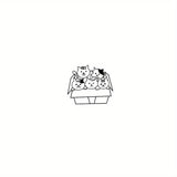 Daiiibabyyy  Cute Small Tattoo Sticker Waterproof Temporary Tattoo Lasts Up To 15 Days