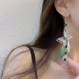Daiiibabyyy  Super fairy and smart butterfly ear hook new style very fairy temperament earrings