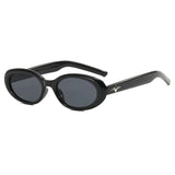Daiiibabyyy  Vintage Oval Sunglasses Women New Trendy Punk Style Eyeglasses Fashion Luxury Brand Designer Eyewear UV400 Glasses
