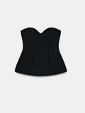 Daiiibabyyy  Woman Sexy Strapless Tops Lady Chic Off Shoulder Backless Girls Irregular Hem Street Fashion Tank 2026 Spring New Style Tops