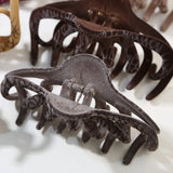 Daiiibabyyy  Large Velvet Claw Clips for Thick Hair Strong Grip Hair Clamps Women,Daily/Office/Party Hairstyle Accessories Hair Clips Girls