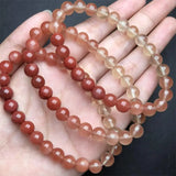 DAIIIBABYYY  -  7.2MM Natural Gradient Andes Quartz Bracelet Reiki Healing Fengshui Stone Fashion Jewelry For Women Holiday Gift 1PCS