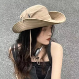 DAIIIBABYYY  -  Men's AND WOMEN'S Waterproof Camping Hats, Outdoor Ande Hats, Suffolk Fishing Hats, UV Protection, Hiking and Canada, Summer