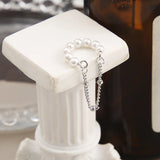 Daiiibabyyy 1PC Fashion Silver Pearl Clips Ear Cuff For Women Men Non-Piercing Fake Cartilage Wrap Earrings Wholesale Jewelry Girl Gift