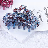 DAIIIBABYYY  -  Women Plastic  Hair Jaw Clip Fashion Hair Claw Black Hairpin Hair Accessories for Female Simple Hair Crab Grip Clamp