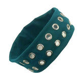 DAIIIBABYYY  -  Punk Style Girl Hollowed Out Eyelets Wide Elastic Headband Demo Punk Grunge Stretchy Headbands Casual Hair Accessory