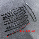 Daiiibabyyy  5pcs/set Metal U-Shaped French Hair Pin for Women Simple Hair Forks Alloy Hairpins Hair Clip Pins Hair Styling Tools Gifts