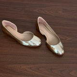 Daiiibabyyy  Round Toe Slip on Women's Ballet Flats New Casual Fashion Comfortable Soft Leather Daily Dress Versatile Ladies Footwear