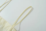 Daiiibabyyy  Sexy Solid color Slash Collar Corset Style Sling Dress Women Slim Waist A-Lined Swing Midi Long Dresses Summer Robe