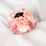 DAIIIBABYYY  -  New Fabric Big Camellia Flower Hair Claw Clips Barrettes Women Girls 11CM Plastic Ponytail Holder Hair Clamps Hair Accessories