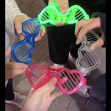 DAIIIBABYYY  -  Halloween Party Glasses New Luminous LED Glasses Colorful Lighting Bar Nightclub Men Women Disco Dancing Eyewear Birthday Gift