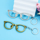 DAIIIBABYYY  -  Portable Bottle Opener Creative Metal Glasses Shape Corkscrew Keychain Keyring Ornaments Beer Opener Ring Bar Tools