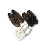 Daiiibabyyy  New Retro Women's Mary Jane Shoes Exquisite Lace Casual Shoes for Woman Fashion Ballet Flats Shoe Designer Shoes Zapatos Mujer