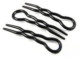 DAIIIBABYYY  -  3pcs/set Simple U Shape Hair Clips Bobby Pins for Women Plastic Bobby Pins Barrettes Bridal Hair Accessories for Women Hair Bun