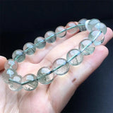 DAIIIBABYYY  -  12MM Natural Green Garden Quartz Bracelet Fashion Stone Rare Clear Round Beads High-Quality Jewelry Gift 1pcs