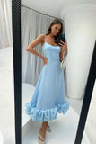 Daiiibabyyy Summer Women's Dress One Word Neck Strapless Sleeveless Dress Black Sexy Slim Backless Black Ruffle Dress