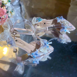 Daiiibabyyy  Women Heels Bridal Wedding Heel Lolita Pink Blue High Heels Shoes for Woman Party Shoes Woman Mary Jane Y2K Heel Elegant