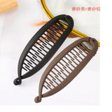Daiiibabyyy  Banana Clip Vertical Hair Clip Ponytail Hair Clip Women Fashion Twist Clip Large Hair Volume  Headdress Hair Accessories