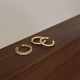 Daiiibabyyy  3pcs/set Clips Earring for Women Unisex Minimalist Fashion Cartilage Hoop Earings Ear Cuff Fake Piercing Clip on Ear Jewelry
