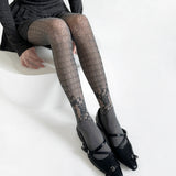 Daiiibabyyy  Sexy Slim Y2k Body Stockings Pantyhose Women Lingerie Women Tights Hollow Out Sexy Lace Mesh Fishnet Stockings Pantyhoses Tights