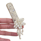 Daiiibabyyy  Kaitin New Sweet Bride Rhinestone Flower Tassel Pearl Hair Clips For Women Fashion Elegant High Grade Wedding Hair Accessories