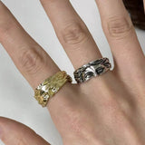 DAIIIBABYYY  -  Vintage Venus Half Face Adjustable Rings for Women Men Literary Sculpture Silver Color Creative Ring Party Jewelry Accessories