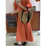 Daiiibabyyy Hollow Weaving Hand Bag Paper Rope Hand-Woven Bag Summer Handmade Fashion Casual Simple Elegant Portable Ladies Gifts