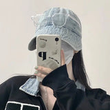 DAIIIBABYYY  -  Women's Bucket Hat Panama Fashion Sun Visor Breathable Fisherman Protection Hat Ponytail Cap Summer Hats Beach Sun Hats