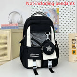 Daiiibabyyy  College Backpack for Junior High School and High School Students, Versatile Large Capacity Backpack, Computer Backpack