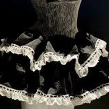 DAIIIBABYYY  -  Japan Dress Sweet Cute Romantic Lace Mini Halter Neck Sexy Dress For Women Fashion Lolita Style Elegant Short Princess Dress