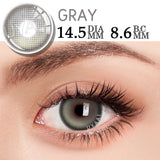 Daiiibabyyy  1 Pair Cosmetic Color Lens Korea Cosplay Big Eyes Contact Lens Diameter Large Pink Lens
