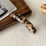 Daiiibabyyy  Hairpins Spring Clip Acetate Hair Clip for Women Elegant Exquisite Barrettes 1Pc Retro Leopard Fashion Hair Accessories Colorful