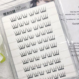 Daiiibabyyy  DIY Fashion Lash Extensions Glue-free Korean Style Girl Group lash Segemented Natural Long False Eyelash Self Sticking Eyelashes