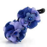 Daiiibabyyy  New Anti-Slip Banana Clip Retro Style Elegant Rose Twist Clip Handmade Ponytail Clip For Women