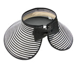 DAIIIBABYYY  -  Women's Summer Hat Large Brim Foldable Breathable Empty Top Sun Hat Beach Accessories Outdoor Casual Sunshade Sunhat Visor New